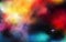 Space background. Realistic cosmos with stardust and nebula. Colorful universe with planet and milky way. Abstract color