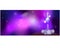 Space background with rocket taking off - copy space. Space landscape with place for your text. Horizontal Banner with