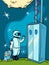 Space Elevator and an astronaut