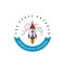 space exploration shuttle ship badge label logo icon