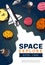 Space explore, spaceship and planets