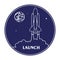 Space flight icon