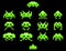 Space Invader Icons EPS