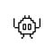 Space invaders emoji outline icon. Signs and symbols can be used for web, logo, mobile app, UI, UX