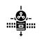 space probe aeronautical engineer glyph icon vector illustration