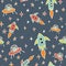 Space seamless pattern