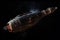 Space ship in outer space. Science fiction art. 3D rendering, An intergalactic modern spaceship orbiting a distant planet on a