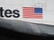 Space Shuttle Endeavour Flag Closeup