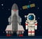 Space travel to Mars infographic