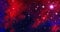 Space, universe, nebula, stars, star cluster, blue, red, black, bright, Astronomy, science,outer space