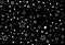 Space vector seamless pattern with stars on the night sky