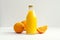 Space vitamin juice copy drink orange fresh template