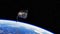 Spacecraft Deploys Solar Panels Above The Earth