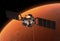 Spacecraft Mars Express Orbiting Mars.