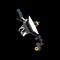 Spacecraft Voyager 1 in cartoon style 2d. vector