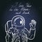 Spaceman, astronaut. Vintage typography hand drawn