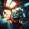 Spaceship Interior Artwork