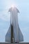 SpaceX`s Starship prototype Mk1 rocket - suborbital, prototype, SpaceX Elon Musk company, on September 30, 2019, Boca