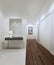 Spacious corridor modern style