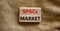 SPACs market symbol. Wooden blocks with words `SPACs, special purpose acquisition companies market` on beautiful canvas backgrou