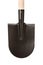 Spade shovel with wood handle