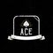 Spade vector logo. Spade emblem. Spade icon. Playing cards spade illustration
