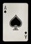 Spades playing card-Ace