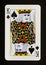 Spades playing card-King
