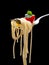 Spagetti on fork