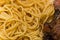 Spagetti Pasta Close Up