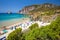 Spaggia di Masua beach and Pan di Zucchero, Costa Verde, Sardinia, Italy