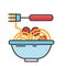 Spaghetti bolognese with meat balls, italian restaurant concept.