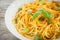 Spaghetti with bottarga