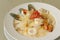 Spaghetti Genovese with Seafood