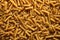 spaghetti ingredient raw healthy cuisine background macaroni uncooked food pasta italian. Generative AI.