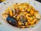 spaghetti seafood, famous food in Italy