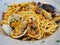 spaghetti seafood, famous food in Italy