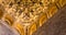 Spain, Andalusia, Alhambra, Moorish, detailed carved ceiling, inner room