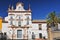 Spain, Andalusia, Sevilla, church of the Hospital de la Caridad Charity Hospital, facade with azulejos