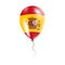 Spain balloon with flag.