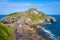 Spain, Basque country, San Juan de Gaztelugatxe, view of islet