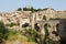 Spain, Besalu - June 28, 2012: the medieval city of Catalonia - national, historical and cultural monument of the country