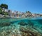 Spain Calella de Palafrugell coastline underwater