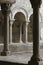 Spain. Catalonia. Girona. Sta. Maria Cathedral. Cloister arches.