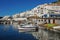 Spain Catalonia village El Port de la Selva boats