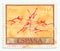 SPAIN, CIRCA 1.970. Stamp prnited in spain show prehistorical figueres painted in a rock of morella cave. CIRCA 1970