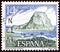 SPAIN - CIRCA 1987: A stamp printed in Spain shows Ifach Rock, Calpe, Alicante, circa 1987.