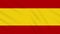 Spain civil flag waving cloth background, loop