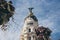 SPAIN - DECEMBER 13: Dome of the metropolis building on a sunny day, DECEMBER 13, 2017 in Madrid, Spain