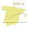 Spain Defeat Coronavirus Stop nCoV COVID-19 drop